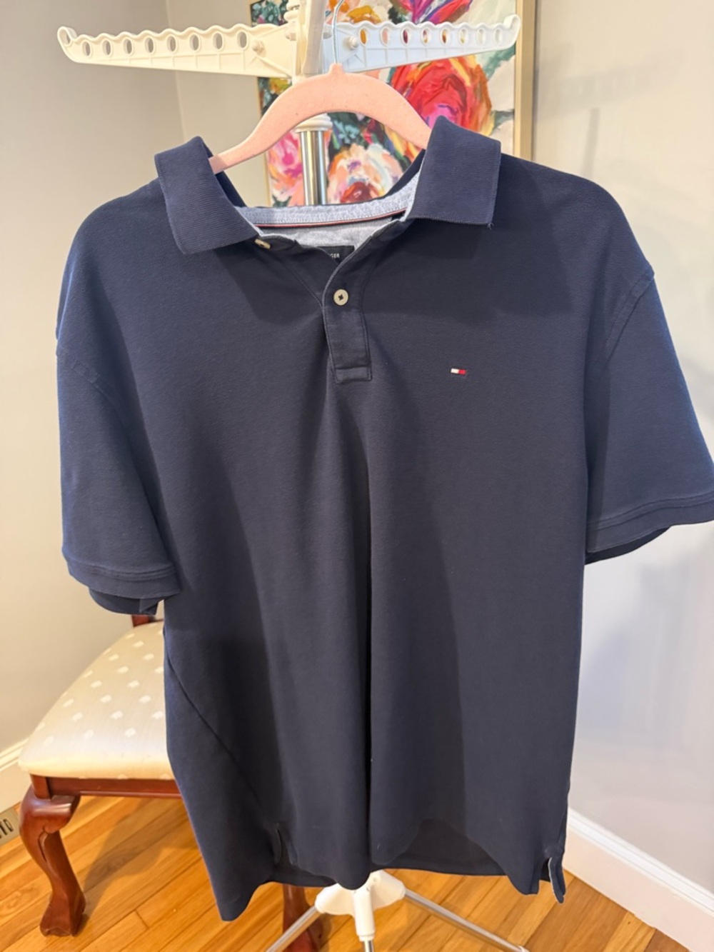 Tommy Hilfiger Men's Dark Navy Polo Shirt